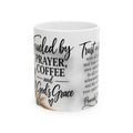 Fueled by Prayer, Coffee & God's Grace Christian Mug