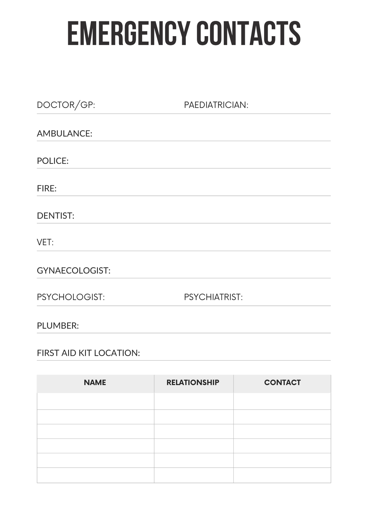 ADHD Life Planner- Digital Download