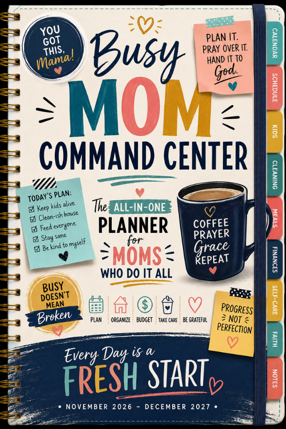 Busy Mom Command Center-Digital Download