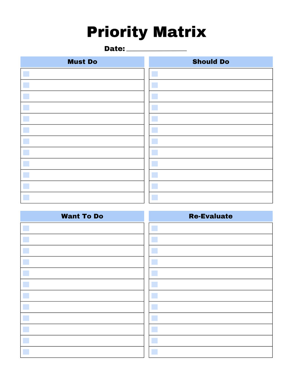 Clear the Clutter Brain Dump Planner-Digital Download
