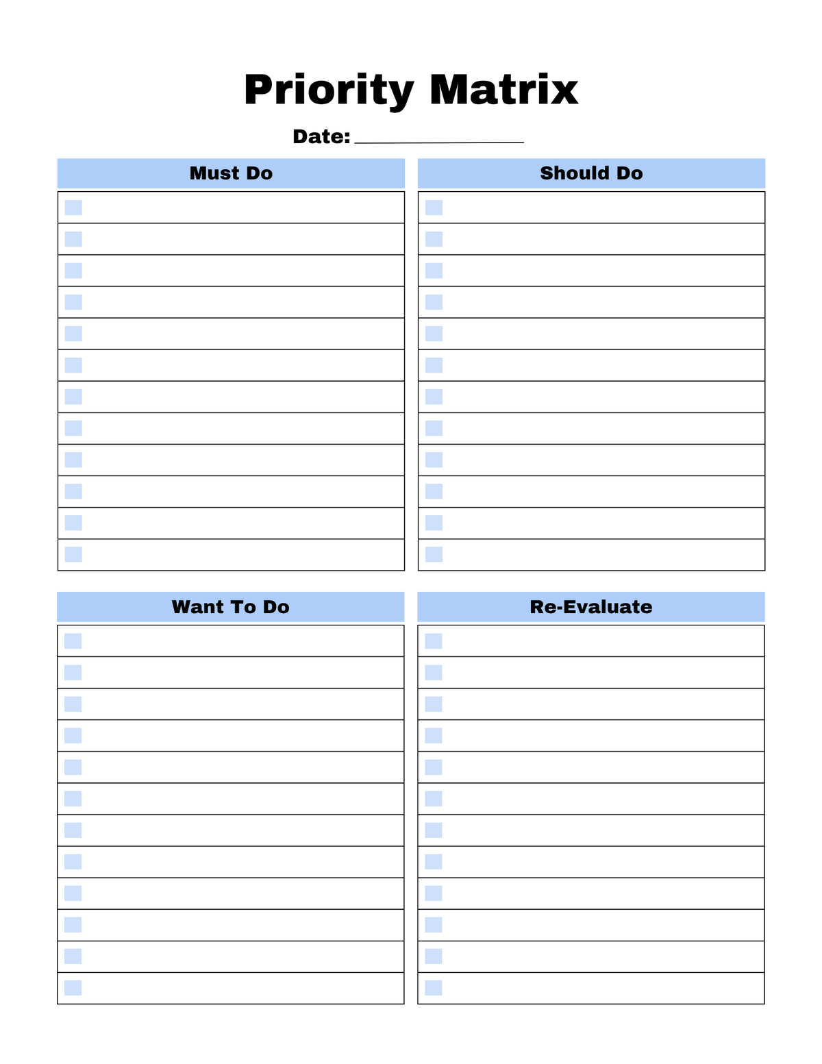 Clear the Clutter Brain Dump Planner-Digital Download