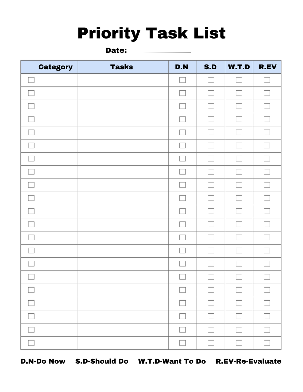 Clear the Clutter Brain Dump Planner-Digital Download
