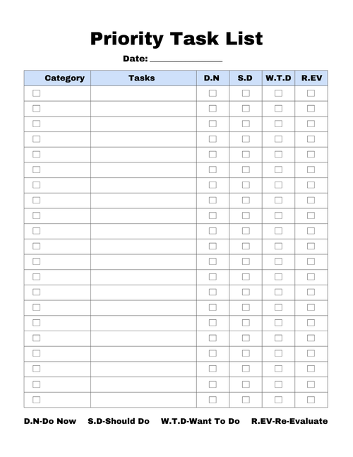 Clear the Clutter Brain Dump Planner-Digital Download
