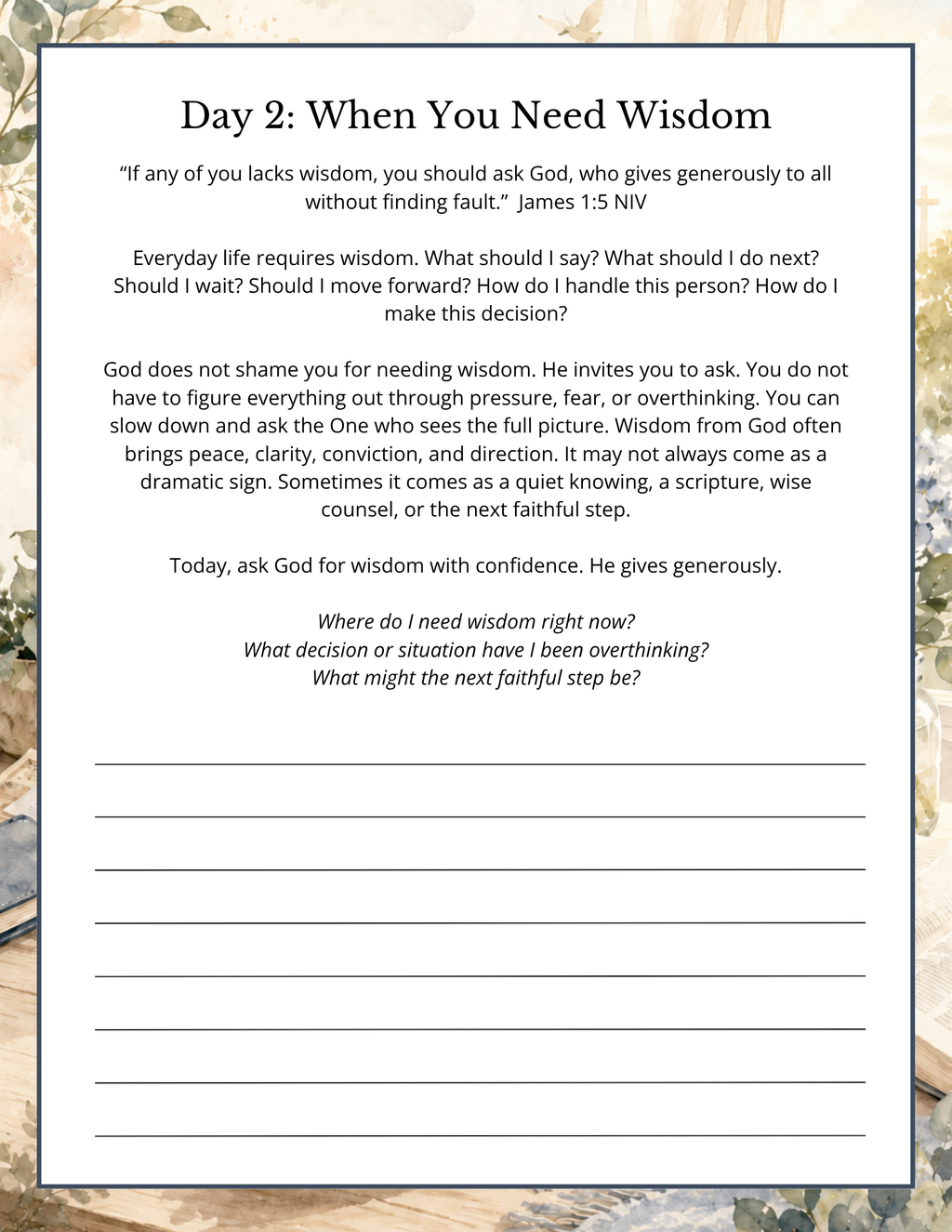 Woman's Prayer Journal