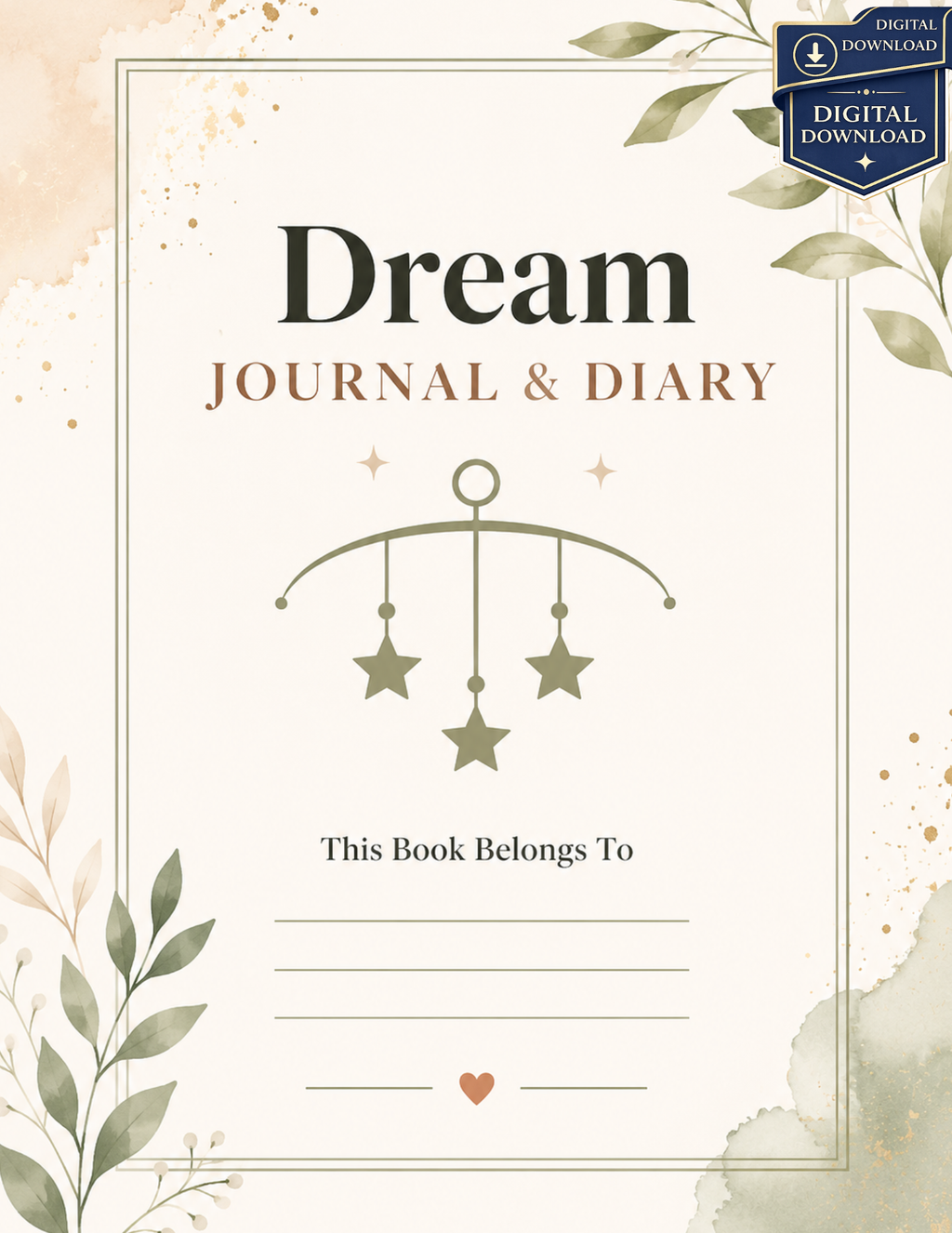 Dream Journal & Diary