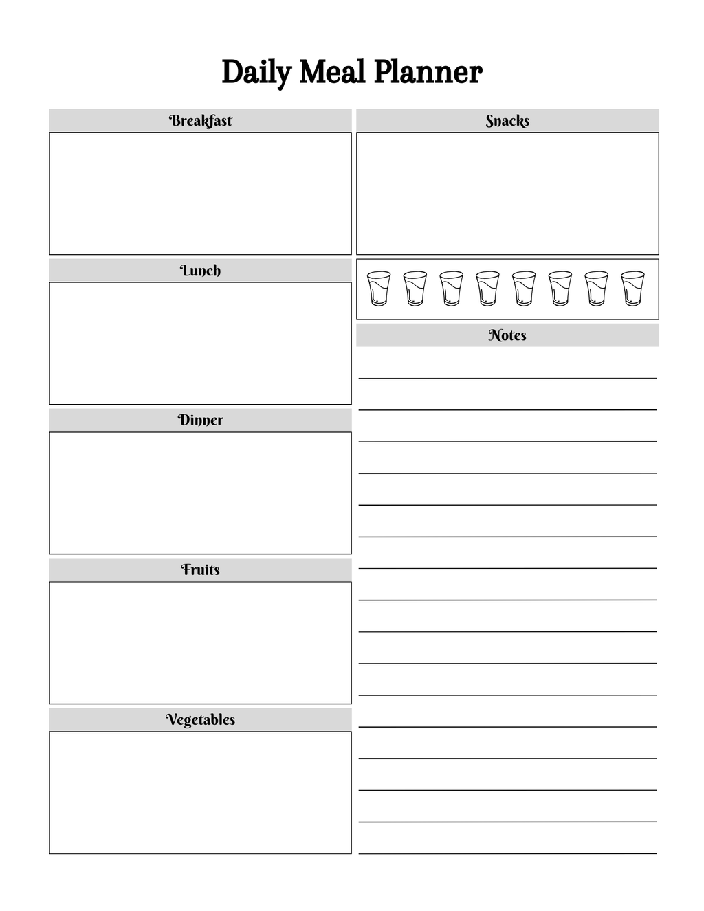 Ultimate Meal Planner--Printable & Digital Meal Planner