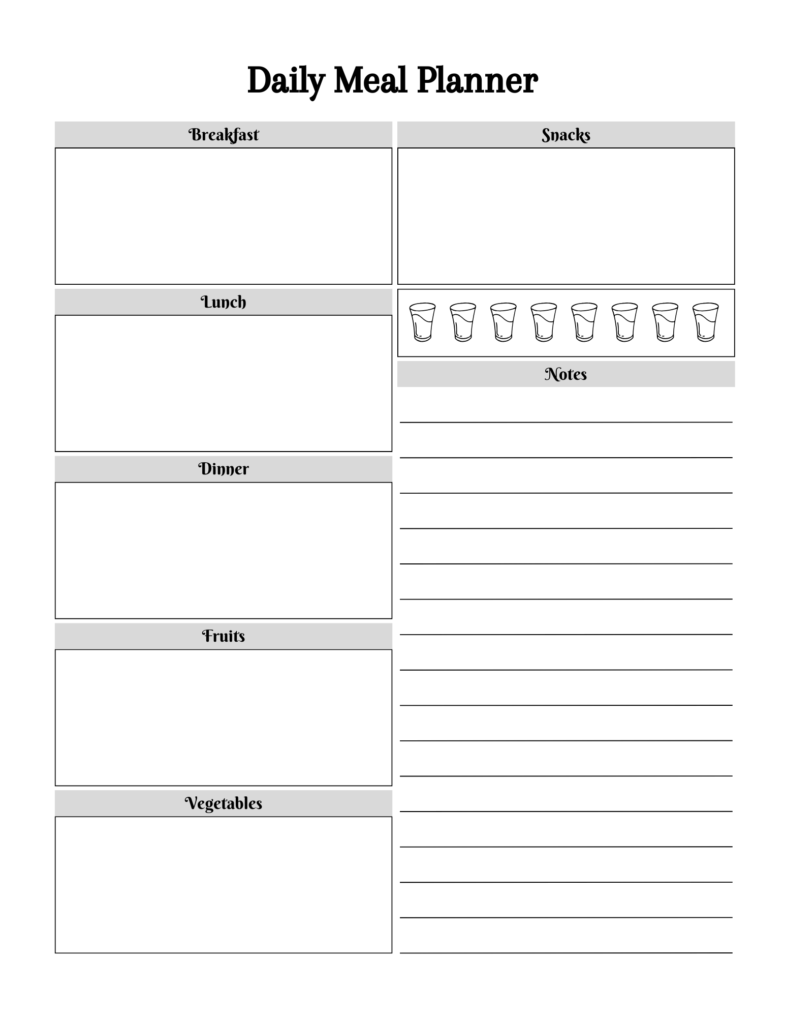Ultimate Meal Planner--Printable & Digital Meal Planner