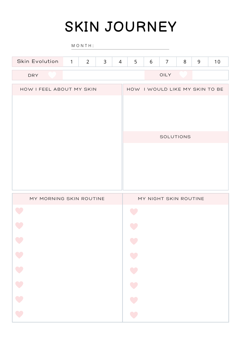 Ultimate Self- Care Planner --Printable & Digital Wellness Planner