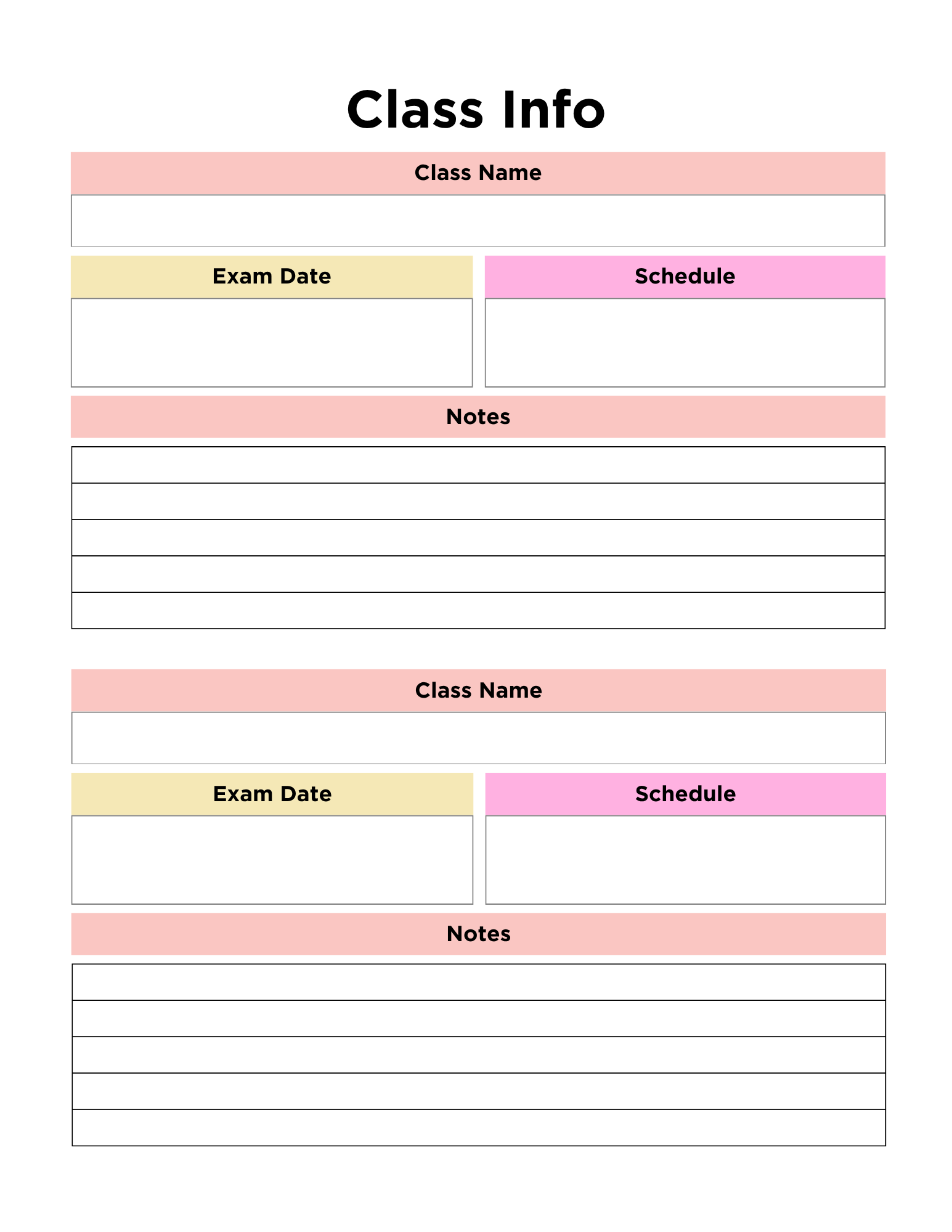 Ultimate Student Planner--Printable & Digital Planner