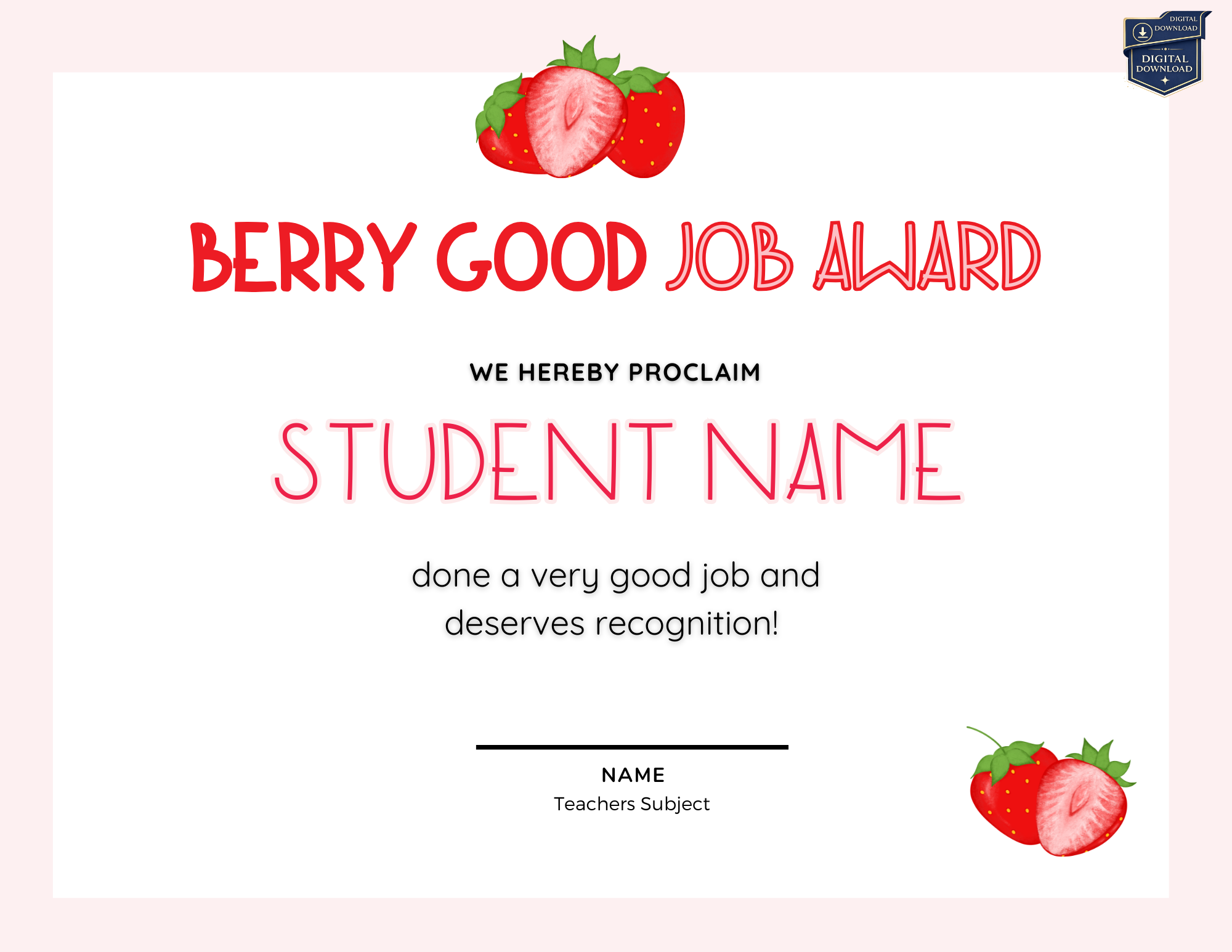 Teachers Awards for Students