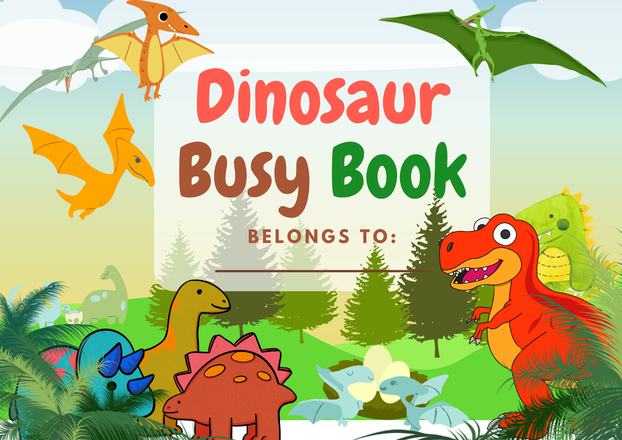 Dinosaur Busy Book