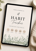 Ultimate Habit Tracker – Printable &amp; Digital Habit Planner