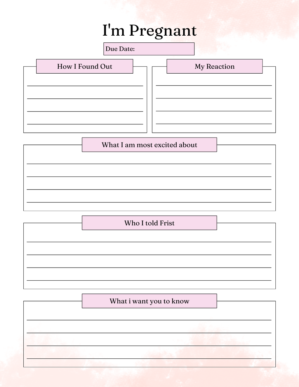 Pregnancy Journal