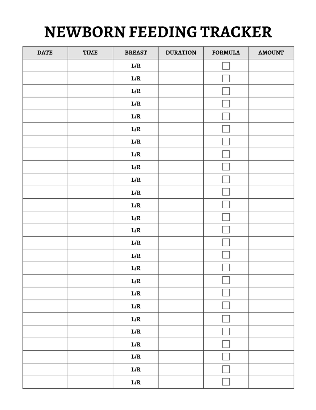 Newborn Planner