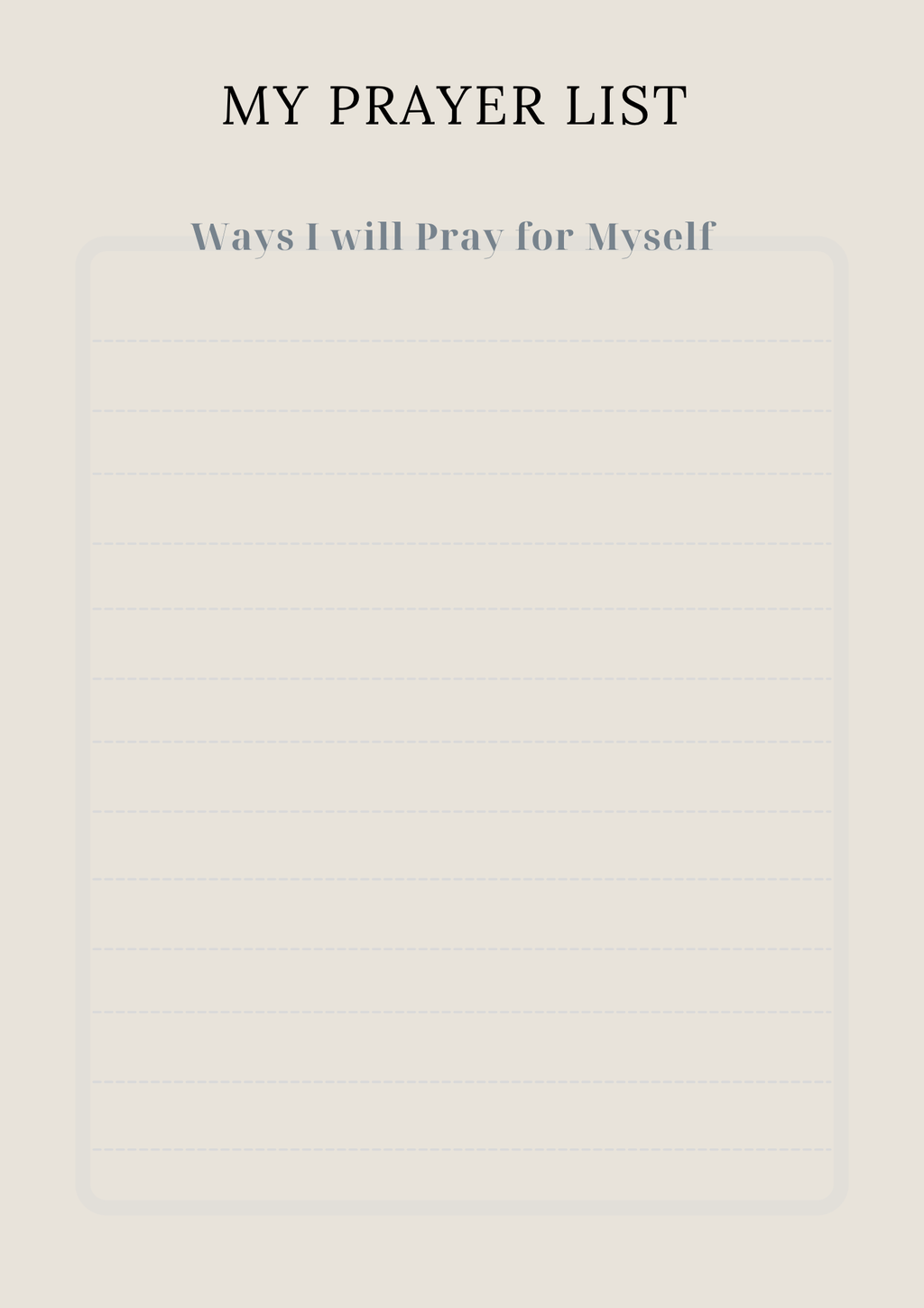 Faithful Reflections-- Digital Download