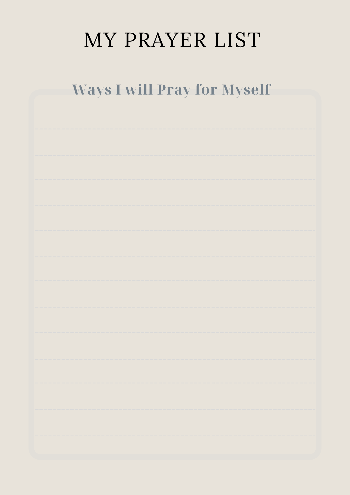Faithful Reflections-- Digital Download