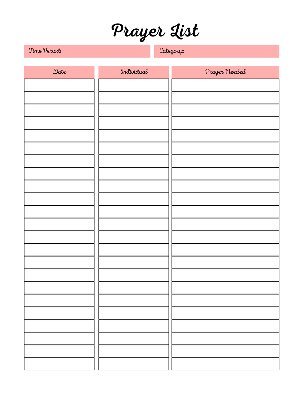 Ultimate Prayer Journal – Printable & Digital Faith Planner