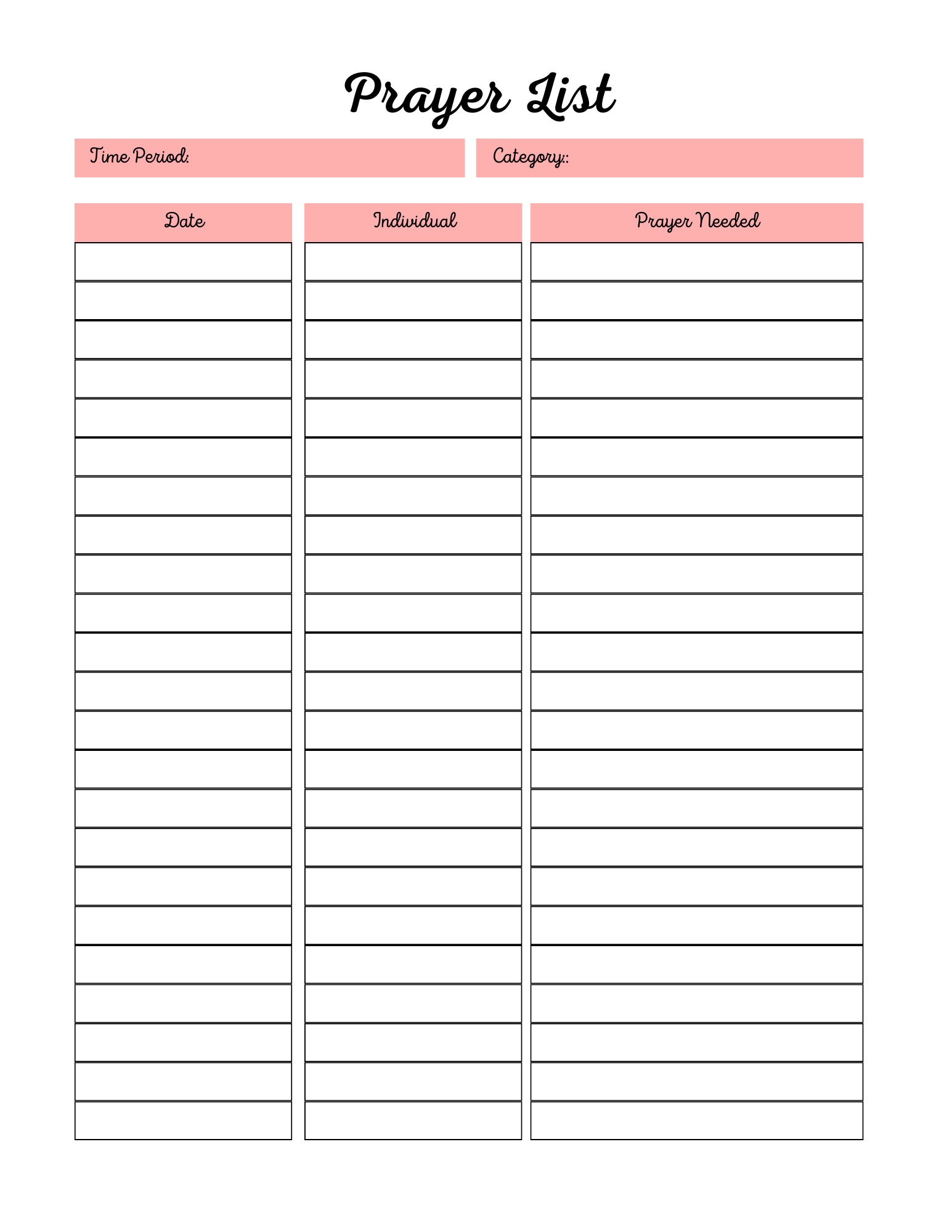 Ultimate Prayer Journal – Printable & Digital Faith Planner