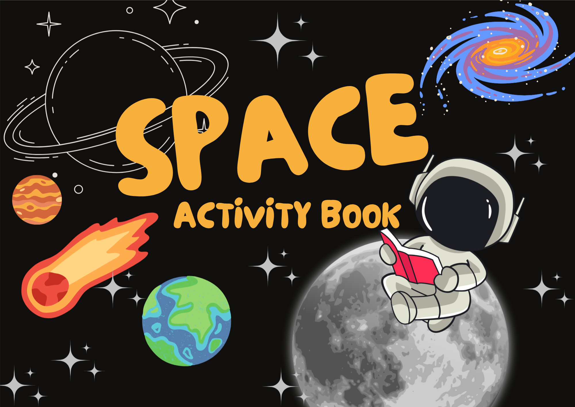 Space Activity Book