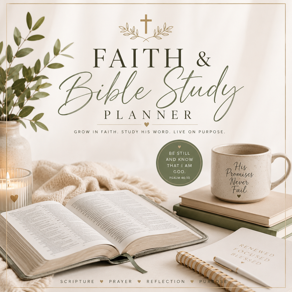 Faith & Bible Study Planner
