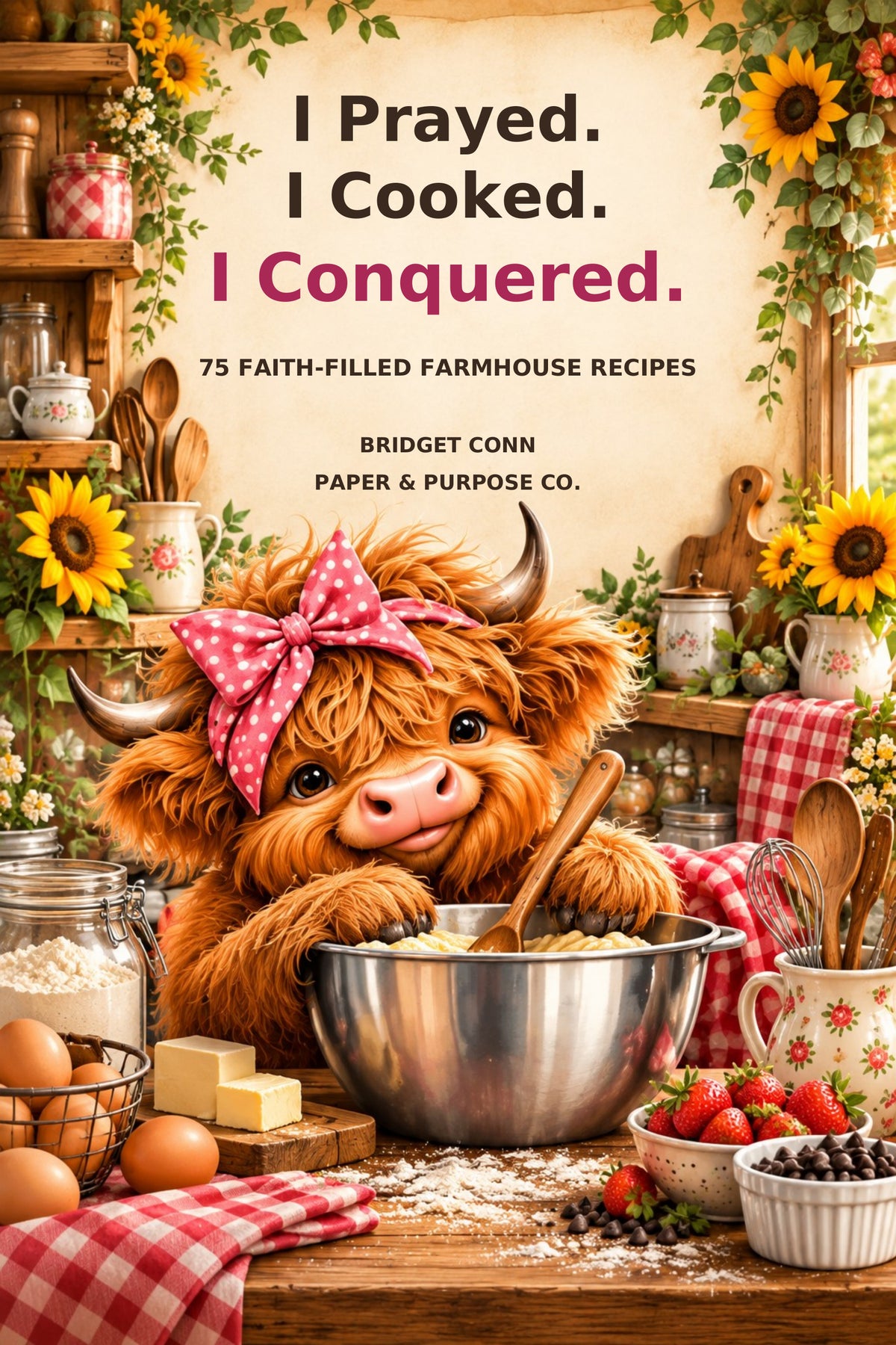 I Prayed I Cooked I Conquered-Digital Download