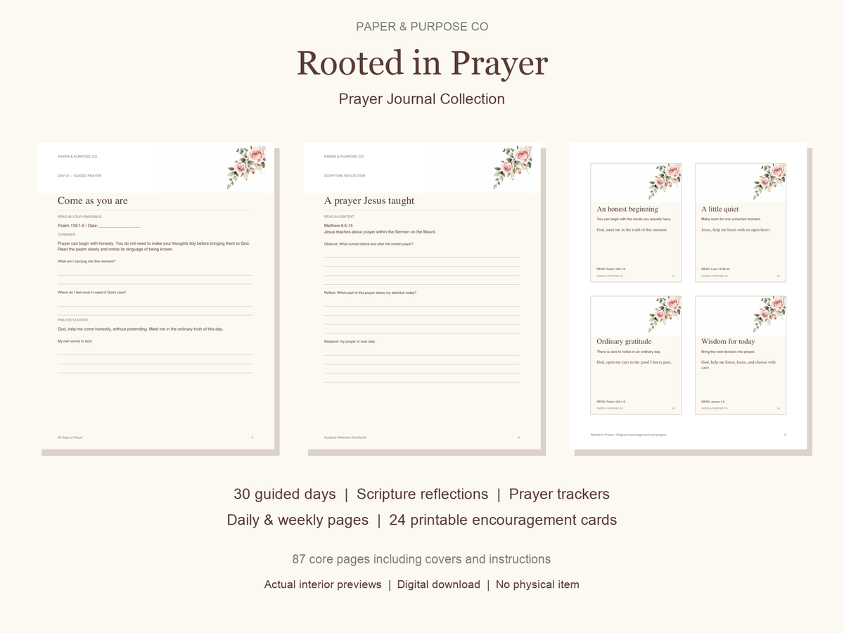 Rooted in Prayer: Christian & Devotional MMR Bundle