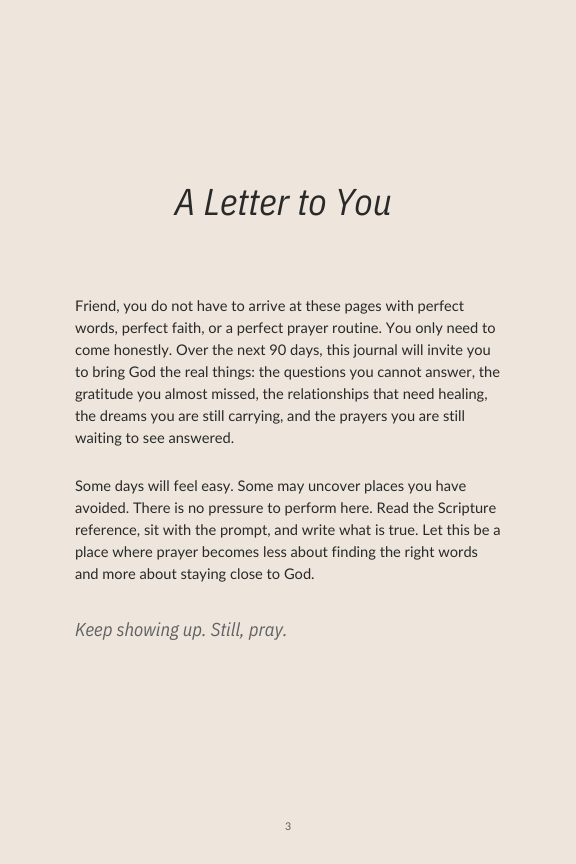 Still, I Pray: A 90-Day Journey to a Stronger, Deeper Prayer Life