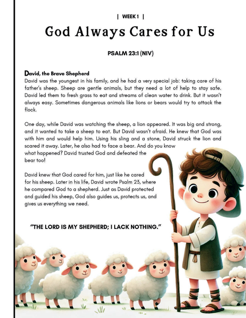 A Year With God  52 Week Kids Devotional/ Paperback