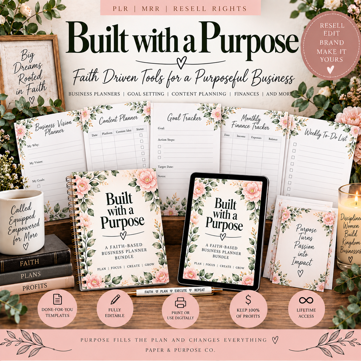 Built with Purpose: Christian Business Starter Collection – MRR Bundle