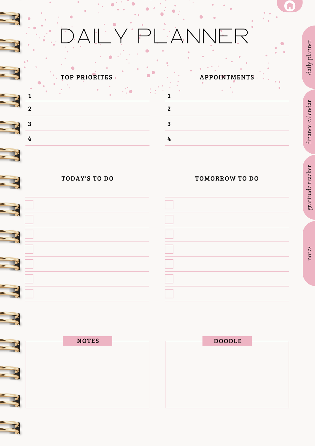 That Girl Planner 2026-2027 Fully Editable Digital Planner