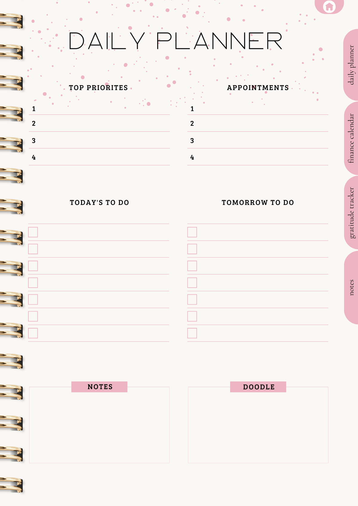That Girl Planner 2026-2027 Fully Editable Digital Planner