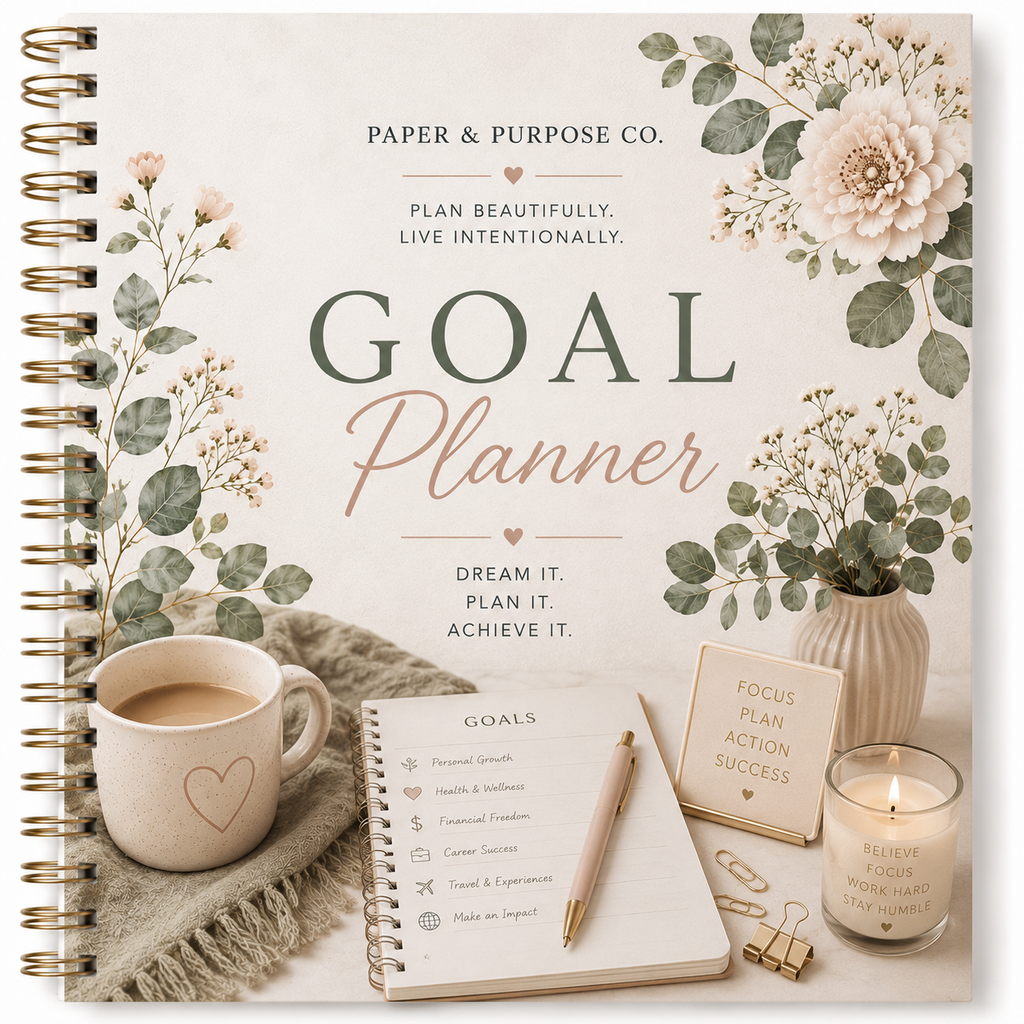 Ultimate Goal Planner – Printable &amp; Digital Success Planner