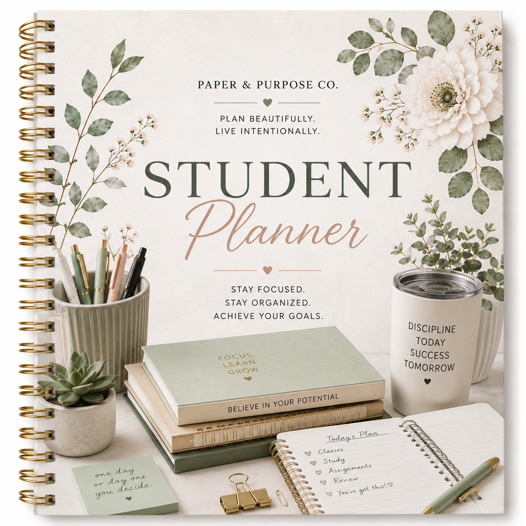 Ultimate Student Planner--Printable & Digital Planner